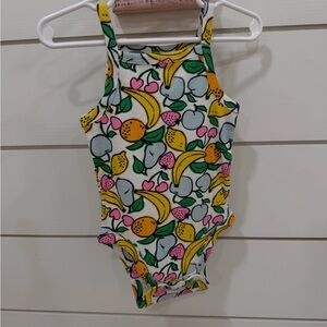 Old Navy Multicolor Fruit Print Swimsuit